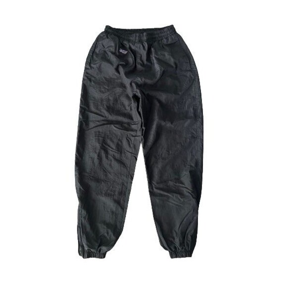 MV Sport Vintage 90s Women Black Lined Track Pants with Zipper Medium‎ - Picture 1 of 7